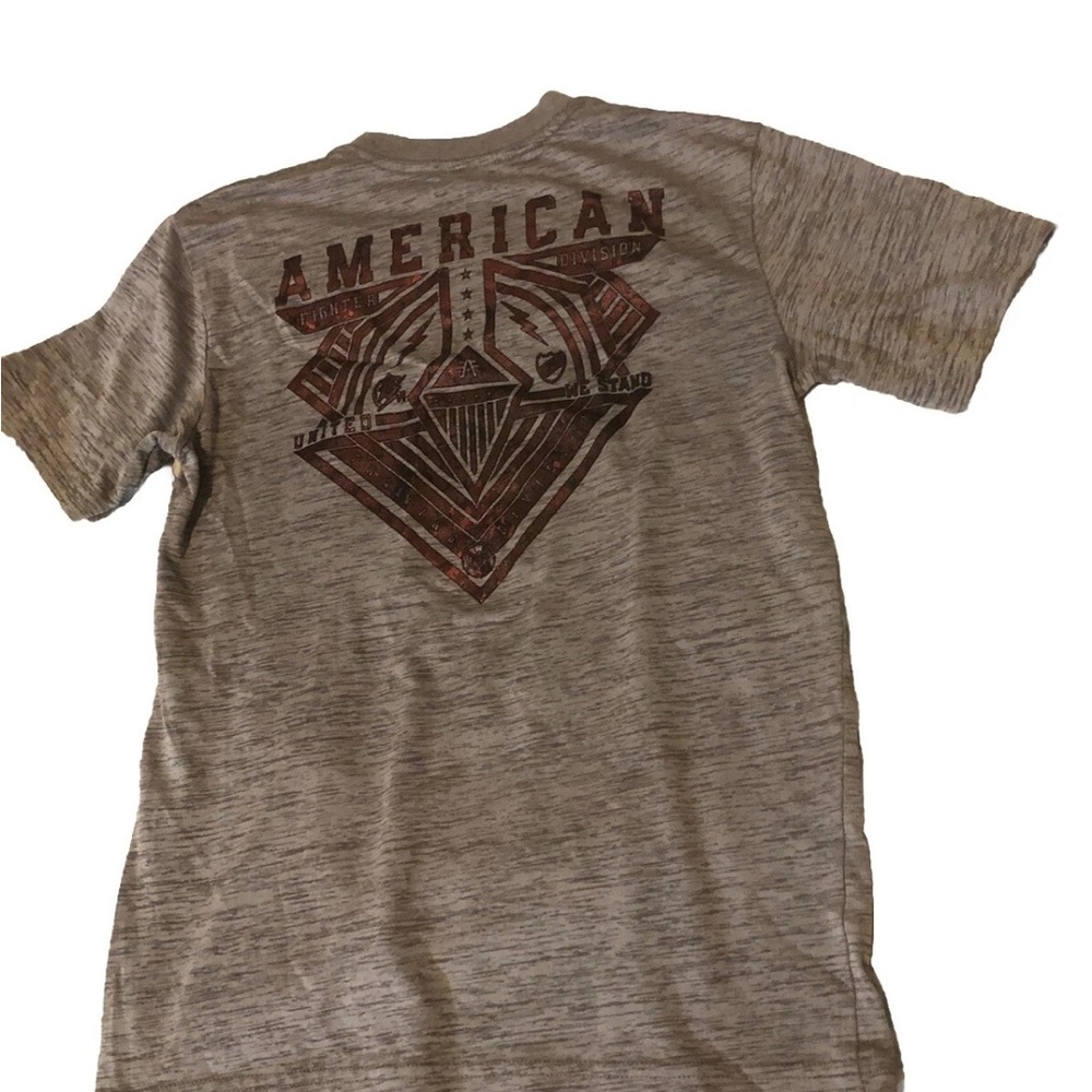 American Fighter Gray Short Sleeve Tee